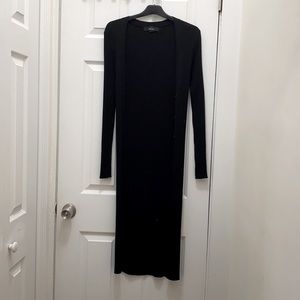 Forever21 Long Black Knitting cardigan